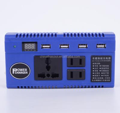 China 60W 120W inverter. Car Power Inverter DC 12V 24V to AC 110V 220V 157*80*35mm for sale