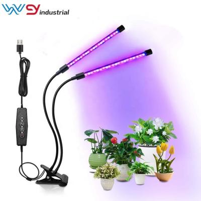 China Seed Starting Desktop LED Grow Light With Metal Clip , Indoor Plants 20 Watt Full Spectrum Grow Lamp for sale