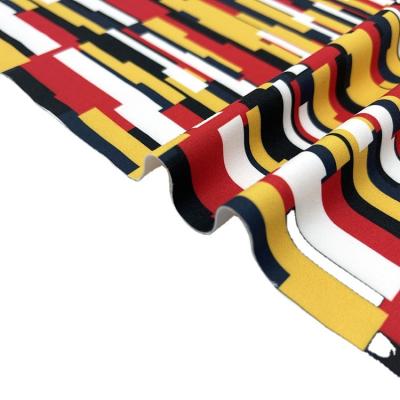 China Shrink-Resistant No MOQ High Quality Custom Swim Fabric 92 Polyester 8 Spandex Digital Printing For Summer Swimwear Baths For Women And Girl for sale