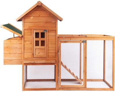 China Breathable Outdoor Wooden House Poultry Rabbit House Chicken Waterproof Customization for sale