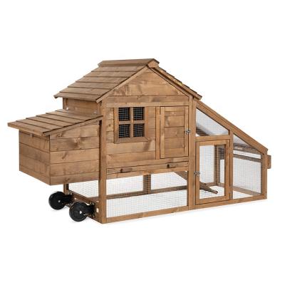 China Sustainable Outdoor Flat Pack Chicken Cage House For Sale for sale