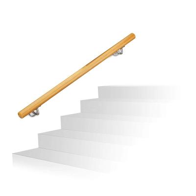 China Traditional Solid Wood Safety Rails , Indoor Anti-Slip Handrails For Villas, Bars, Stairs for sale