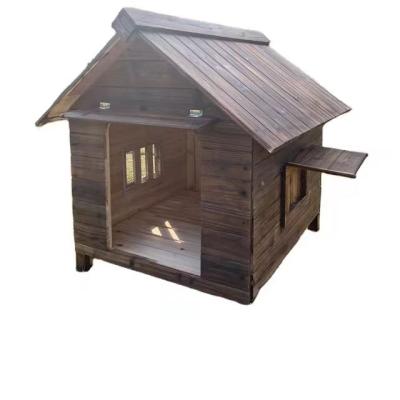 China New Large Wooden Outdoor Wooden Dog Kennel For Pets for sale