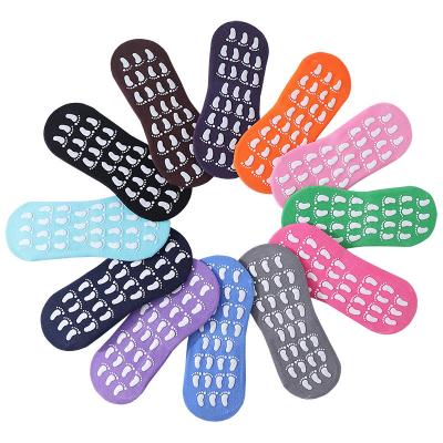 China Non Slip Breathable Skid Socks For Women Yoga Boots Indoor Activity Floor Socks for sale