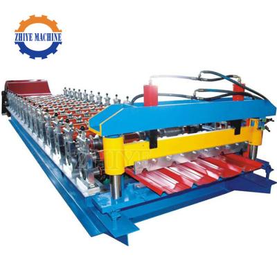 China Factory Iron Roofing Sheet Cold Forming Machine Metal Sheets IBR Roll Forming Machine for sale