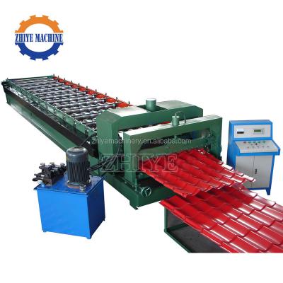 China ROOF Glazed Tile Roll Forming Machine and Glazed Roofing Sheet Roll F orming machine for sale