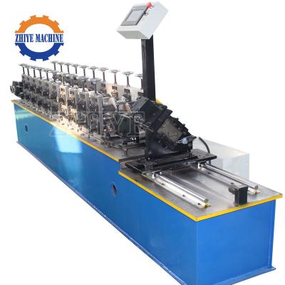 China Modern Light Steel Gauge Omega Shape Channel Top Cap Furring Roll Forming Machine for sale