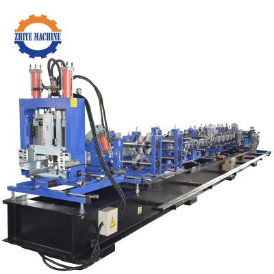 China Factory High Speed ​​Fully Automatic C Purlin Roll Forming Machine C Z Steel Frame Purlin Cold Forming Machine for sale