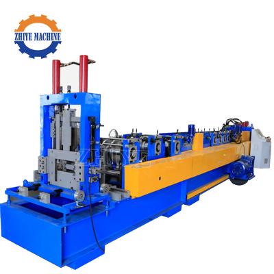 China Building material shops automatic changeable steel frame c u z roof purlin roll forming machine for sale