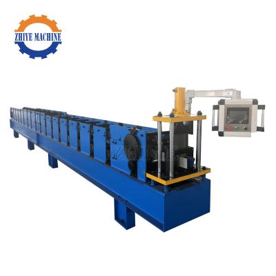 China Building Material Stores Greenhouse Gutter Roll Forming Machine Gutter Guard Machine Gutter Cold Forming Machine for sale