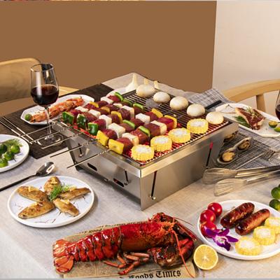 中国 Folding Outdoor BBQ Equipment No Coated Stainless Steel Charcoal Grills 販売のため