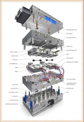 Chine CAD CNC Steel Material Kitchen Sink Mould Die Casting Mold à vendre