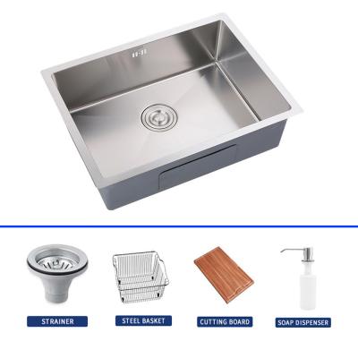 Chine 18 Gauge Undermount Stainless Steel Kitchen Sink Polished And Brushed Finish à vendre