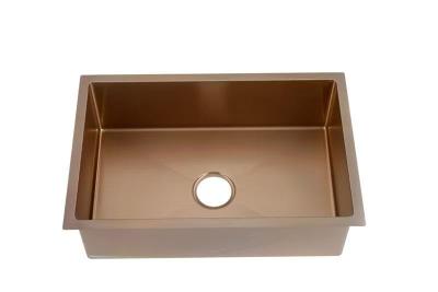 Κίνα Bronze Cabinet Undermount Stainless Steel Kitchen Sink With OEM Internal Size προς πώληση