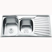 China OEM Double Bowl 18 Gauge Undermount Sink With Optional Overflow for sale