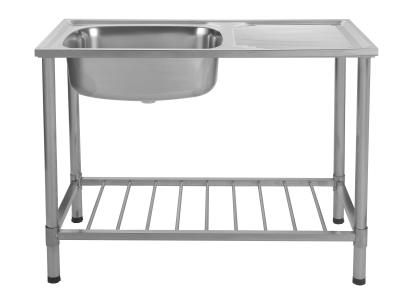 Китай стойка таза нержавеющей стали 1000*500mm Freestanding с Faucet Drainboard продается