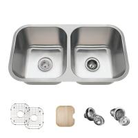 China SUS304 Rounded Corner Kitchen SS Sink for sale