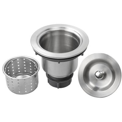 China Pulgada de acero inoxidable de la cesta de dren de los accesorios del fregadero de cocina del OEM 3 el 1/2 en venta