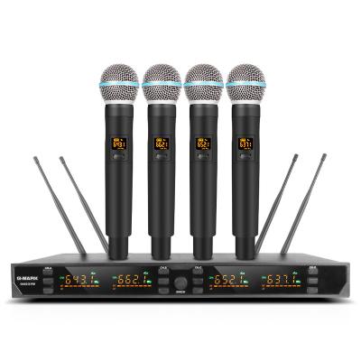 China 4 CH Microphone Handheld Wireless Microphone UHF All New Design In Stock Instant Shipping for sale