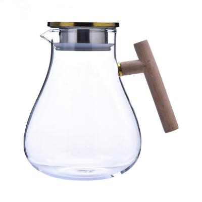 China Viable Glass Teapot With Stovetop Infuser Tea Kettle Loose Leaf Tea Maker Set Removable Safe Blooming Water Bottle for sale