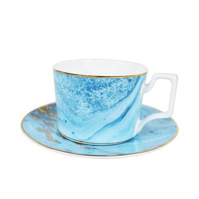 China Stocked Custom Glazed Amazon Sale Porcelain Coffee Cup Hot Ceramic Espresso Cup And Saucer Tea Cups for sale