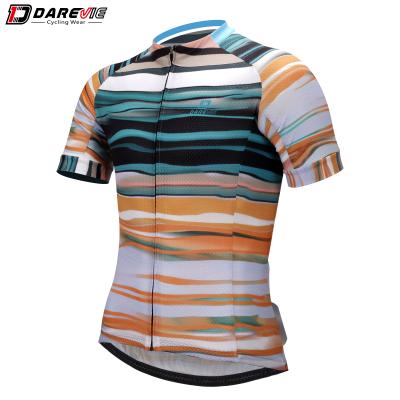 China Breathable Darevie Pro Manufacturer Customized Logo Design Ciclismo Ropa Level Bicycle Cycling To Wear Jersey Bib Sets for sale