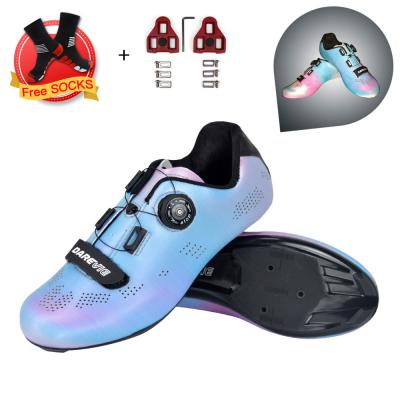 China SPD Rubber Lock Cycling Cycling Shoes Mens Shoes Nylon Breathable Road Cycling Shoes for sale