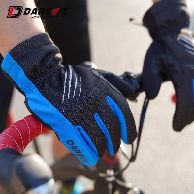 China Unisex Breathable Thermal Finger Fleece Winter Gloves Recycling Gloves Full Comfortable For MTB Road Bike Sports Gloves for sale