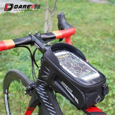 China Waterproof/TPU Touchscreen Touch Screen Bicycle Frame Triangle Bicycle Carrier Bag Delivery Bag Rack Bike for sale