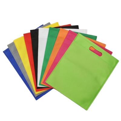 China Factory direct sale low price eco friendly recyclable custom made reusable packaging d cut non woven bag for sale