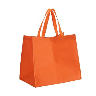 China Eco Friendly Commercial Custom Logo Printing Non Woven Shopping Tote Bag for sale