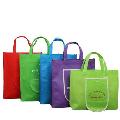 China Customized Nonwoven Shopping High Quality Eco Friendly Logo Printed Nylon Polypropylene Foldable Tote Bag for sale