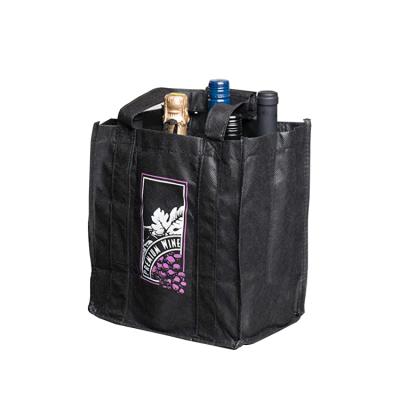 China Bulk Large Capacity Promotional Reusable Eco Friendly Wine Bottles Packaging Non Woven Wine Packing Bag for sale