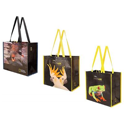 China Fashion Eco Design Polypropylene Wholesale Laminated Logo Non Woven Printed Tote Cheap Custom Shopping Bag for sale