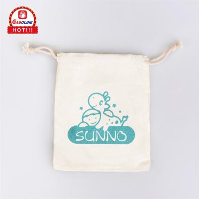 China Eco-Friendly Durable High Quality Custom Logo Printed Organic Pure Cotton Pouch Jewelery Storage Drawstring Bag Jewelry Pouch for sale