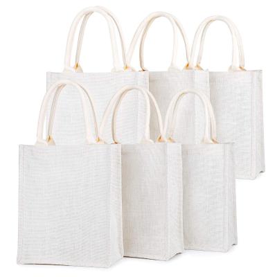 China Wholesale eco friendly jute shopping bag OEM customized old eco jute tote bag with logo printing for sale