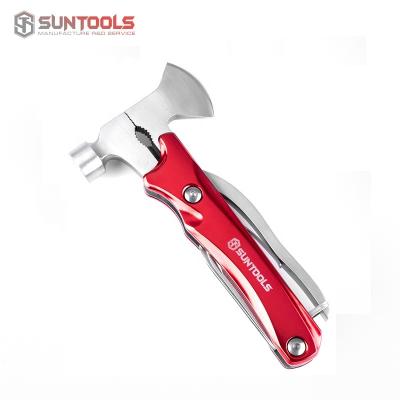 China Car Outdoor Multifunctional Aluminum Safety Hammer Ax Handle Tool Nail Hammer Combination Rescue Hammer for sale