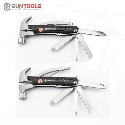 China Portable Stainless Steel Outdoor Multifunctional Camping Survival Hammers Portable Hammer Multi Tool for sale