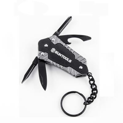 China Funcational Multi Head Hot Sale Mini Stainless Steel Chain Knife With Multi Functions for sale