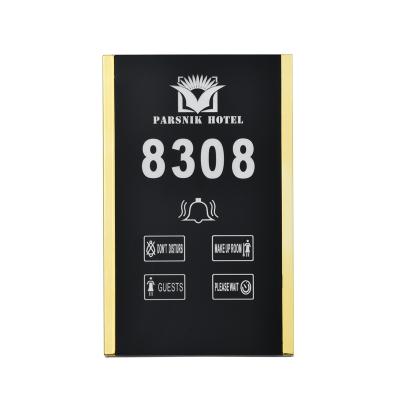 China LEDbacklight Indicating Five-in-One LED Electronic Hotel Guest Room Number Door Plate Display for sale