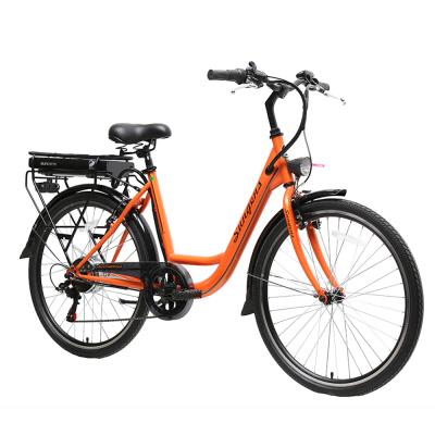 China Low Steel Price 26 Inch 36 Volt CE City Cheap Electric Bike for sale