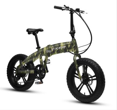 China Foldable Electric Bike 20 Inch Aluminum Alloy Fat Bike 500w Electric Bike for sale