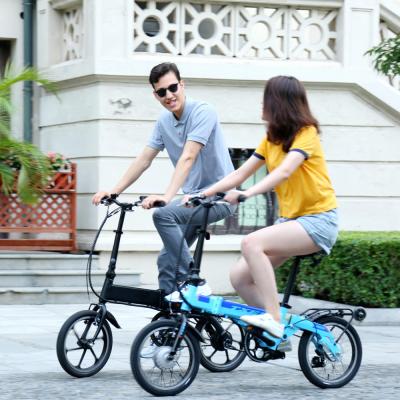 China Aluminum Alloy Folding Ebike New Model City Bike Mini Electric Bike 16 Inch for sale