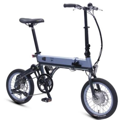 China Electric Bike China Aluminum Alloy Folding Mini Electric Bicycle 16 Inch City Bike for sale