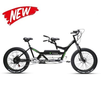 China Aluminum Alloy Electric Bicycle 500W Electric Tandem Bike 500W 2 Person Ebike for sale