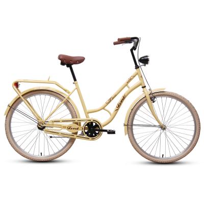 China Hot Selling Steel City 26 Classic Bicycle Bike Retro Single Speed for sale