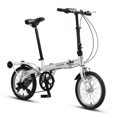 China Chinese Cheap Model Street Bike Folding Bicycle New 16 Inch for sale