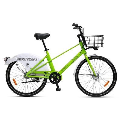 China Steel Factory Bike Sharing Public Bike System Renting Alloy City Bicycle for sale