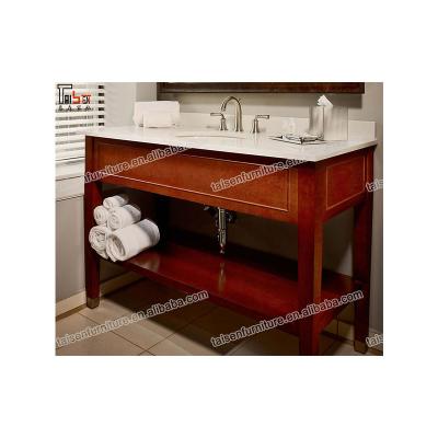 China Modern Nashville Bathroom Cabinet Hotel Indigo Wood Vanity Base for sale