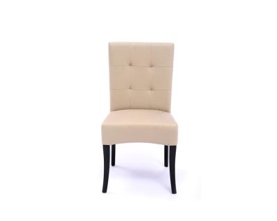 China Adjustable Tufted Dining Chair (Others) Dining Chair Hotel Luxury Metal Legs for sale